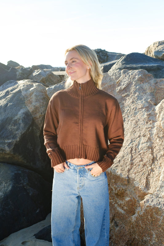 Zip Up Sweater