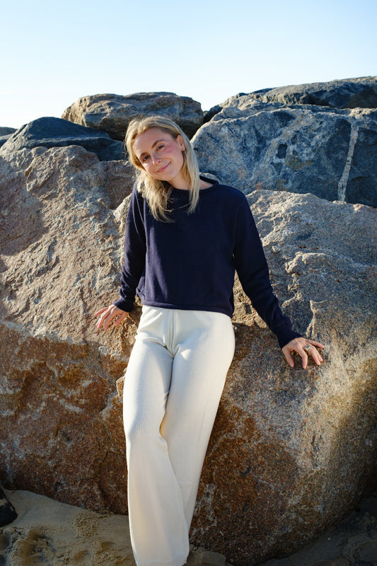 The Cotton Knit Pant