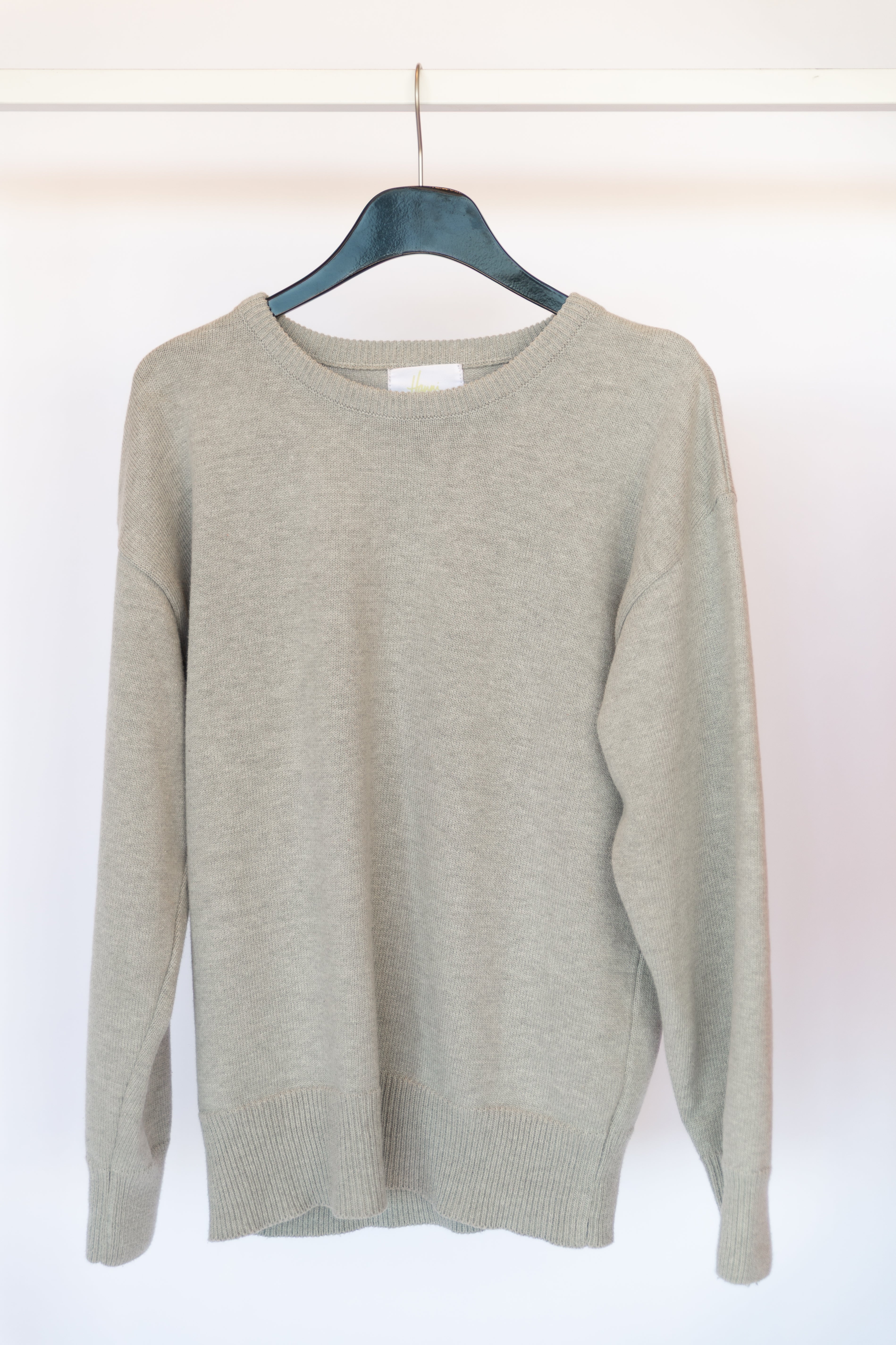 Cotton Knit Crewneck Sweater