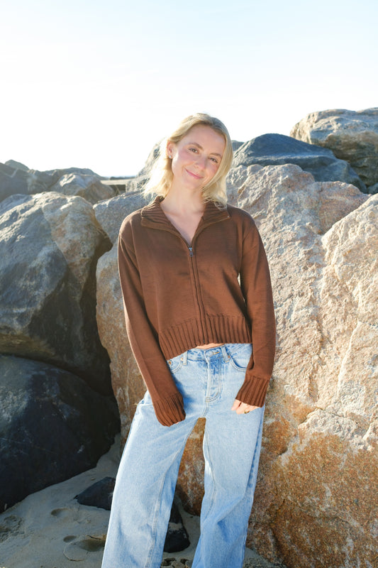 Zip Up Sweater
