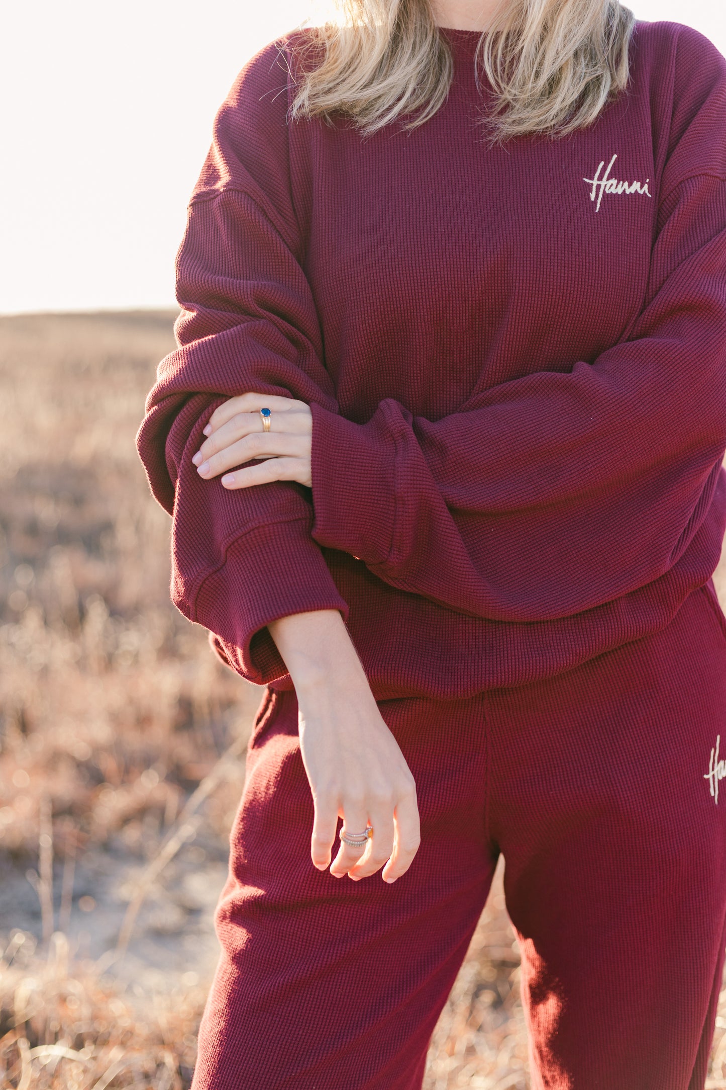 Waffle Crewneck