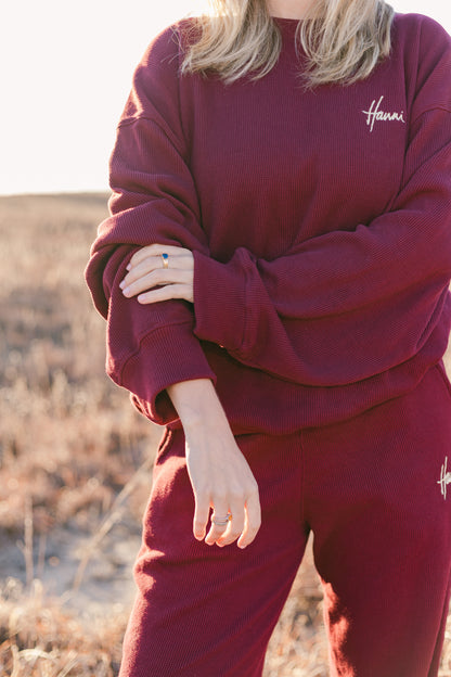 Waffle Crewneck