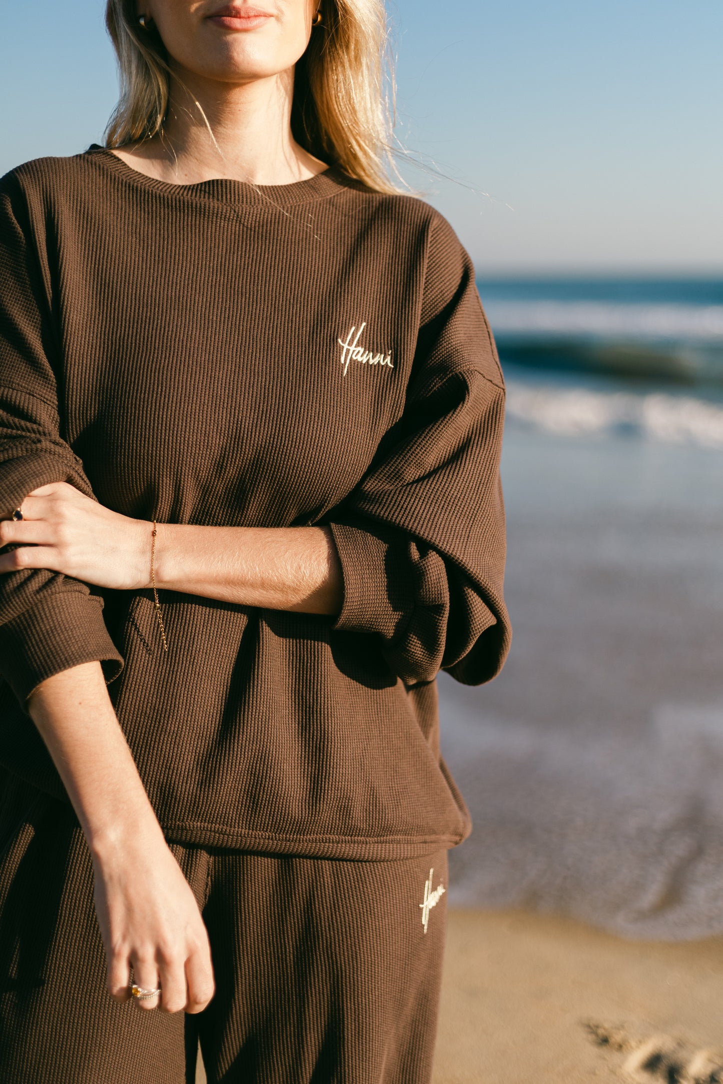 Waffle Crewneck