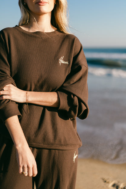Waffle Crewneck