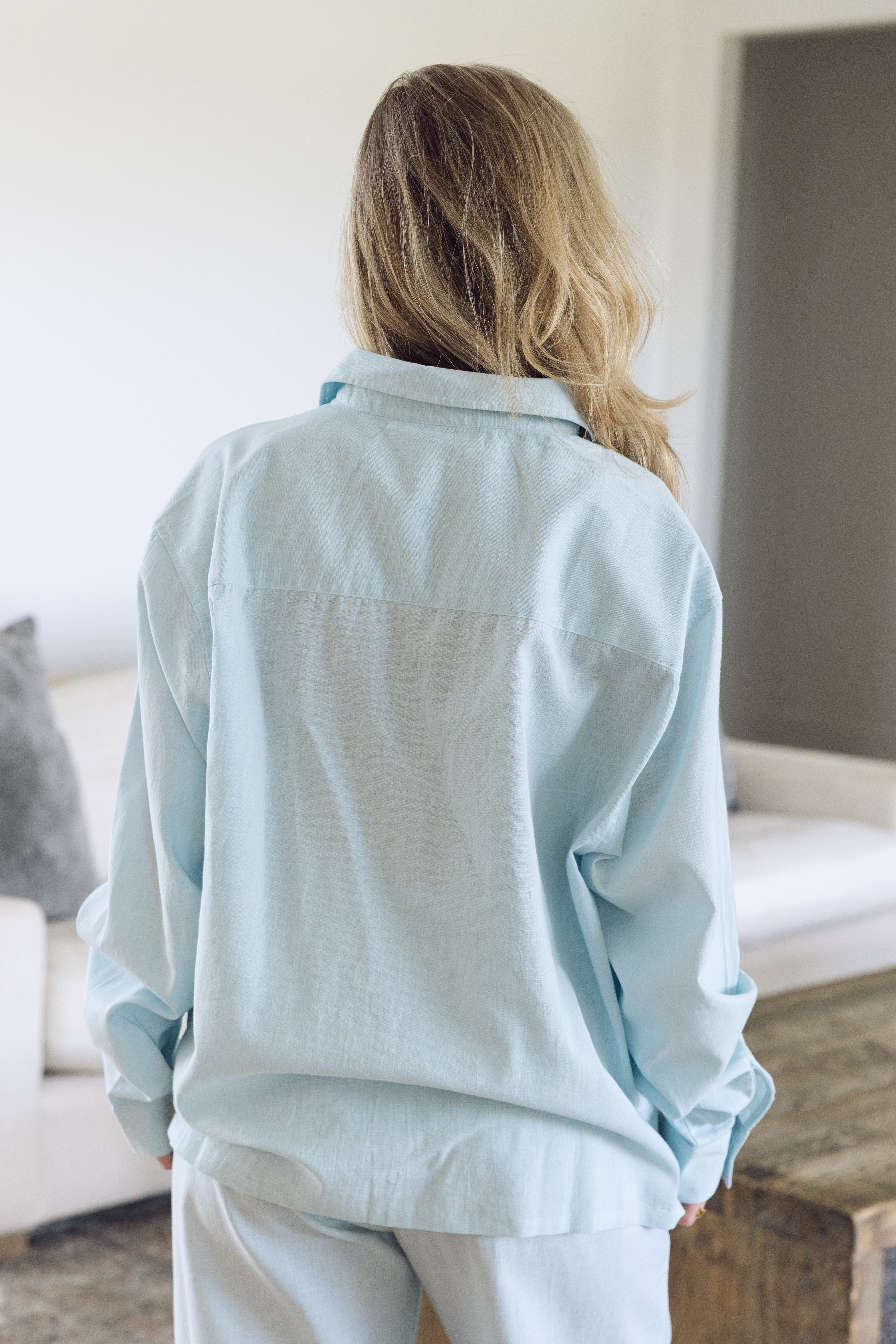 Linen Button Down