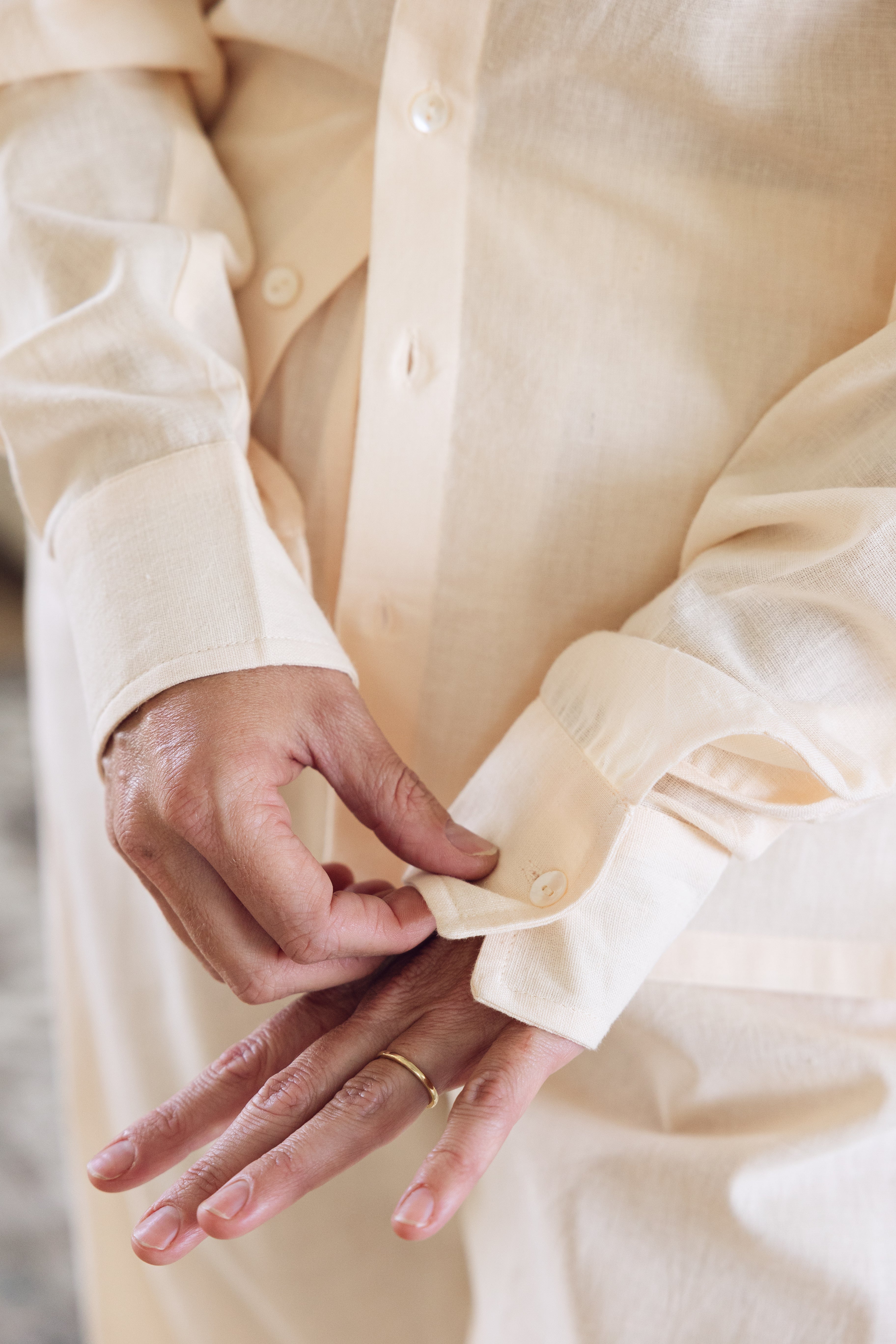 Linen Button Down