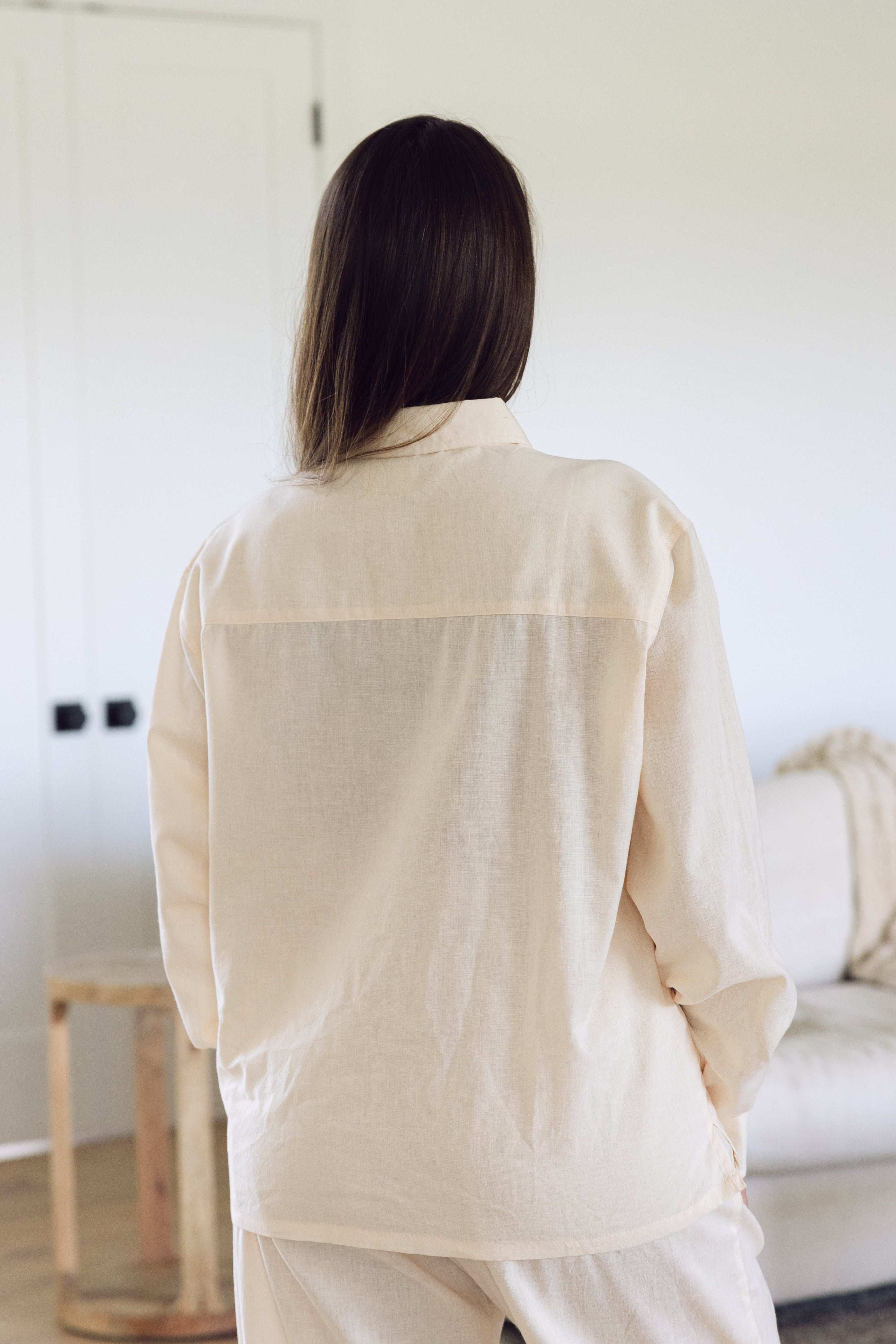 Linen Button Down