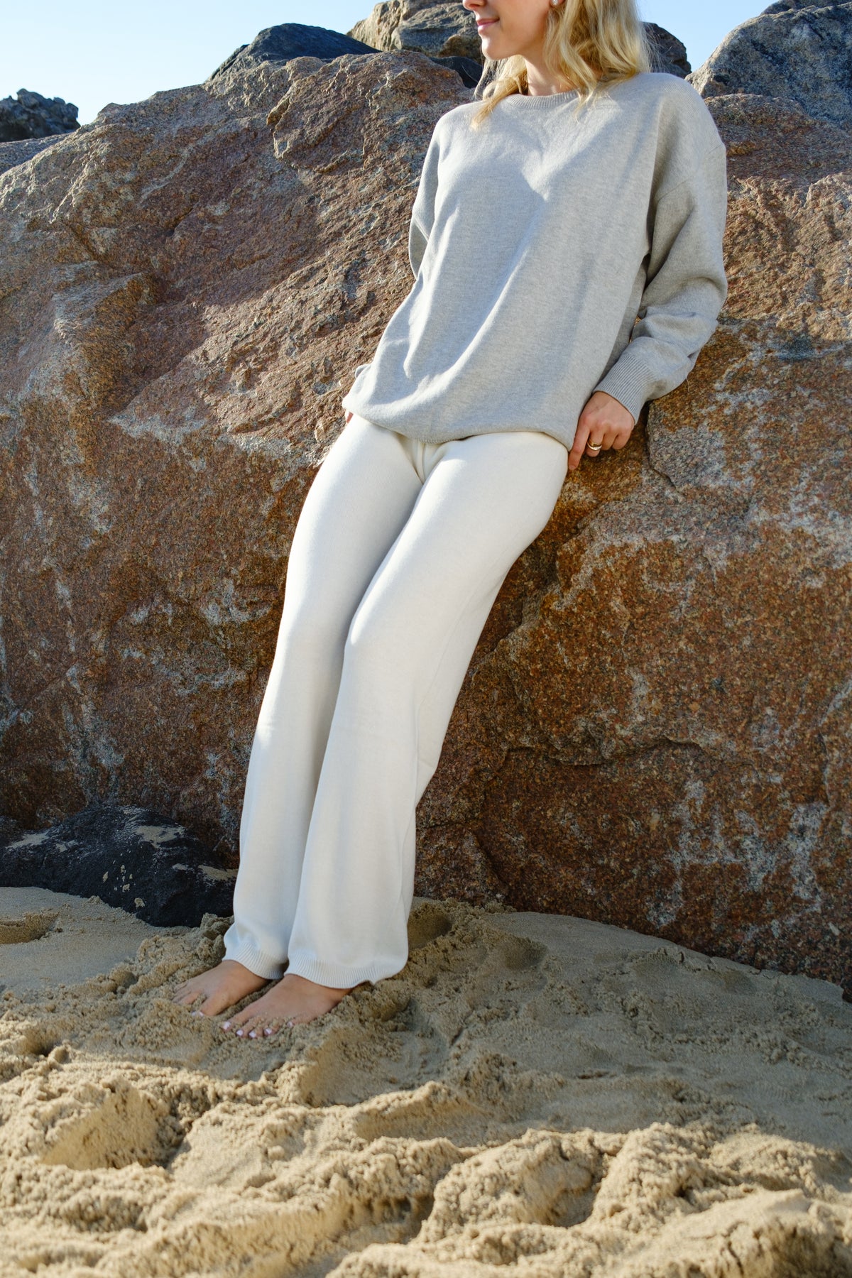 The Cotton Knit Pant